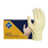 Total Grip Latex Exam Gloves, Powder Free, Natural, 8 mil, Small, 100 per box, 10 box per case redirect to product page